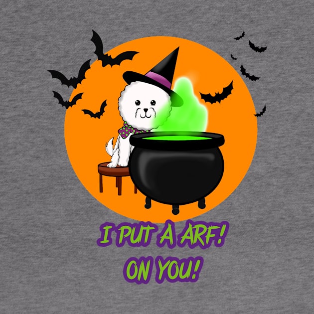 HOCUS POCUS BICHON WITCH by Art by Eric William.s